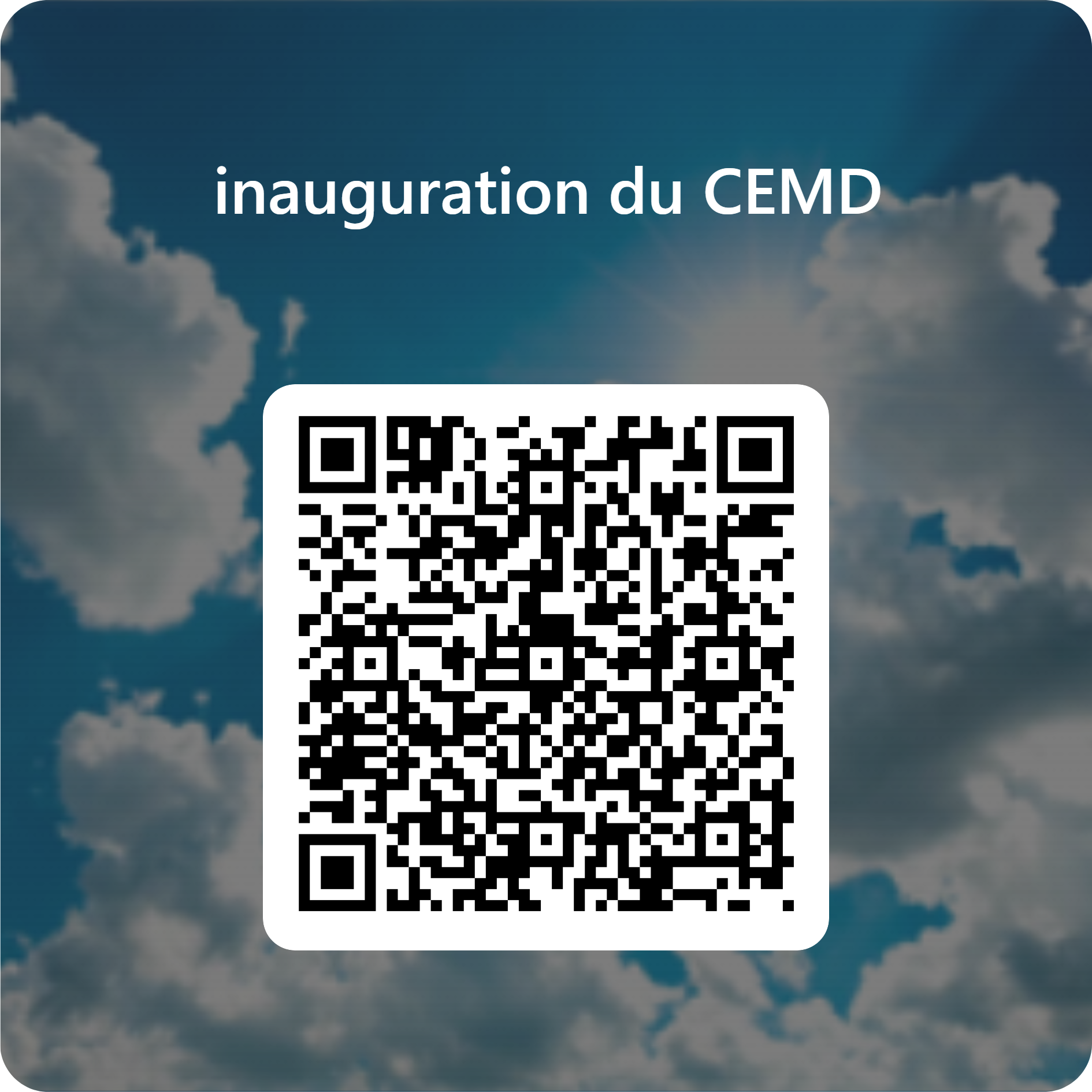 QR Code de confirmation